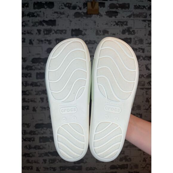 Crocs | women white slides rubber - Picture 5 of 6